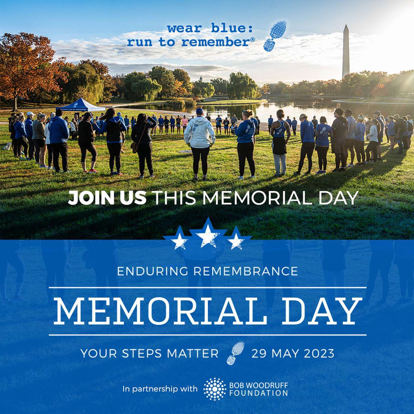 BTM Bonus - Enduring Remembrance with wear blue: run to remember