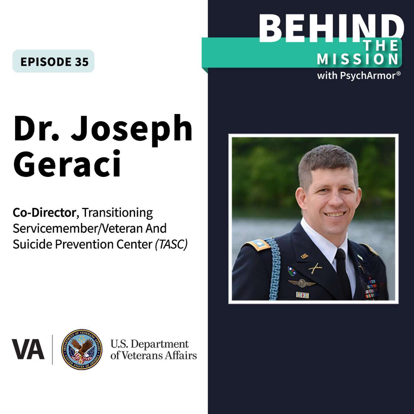 BTM35 - Dr. Joseph Geraci - Suicide Prevention for Transitioning Service Members